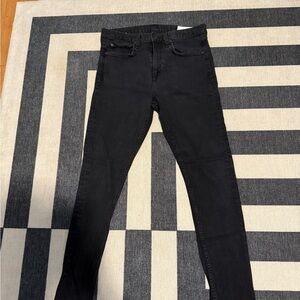Rag & Bone Black Skinny Jean 32x32